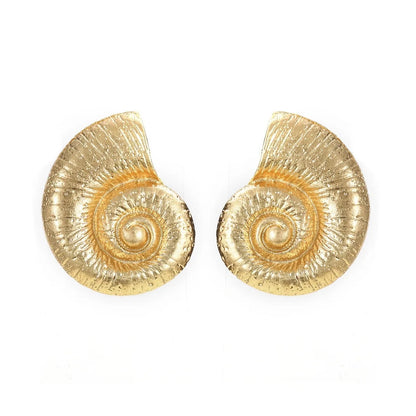 Blakely Rhode Conch Earrings Gold