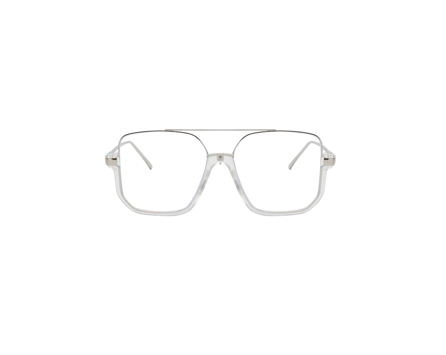 Blakely Rhode Square Frame Glasses Clear