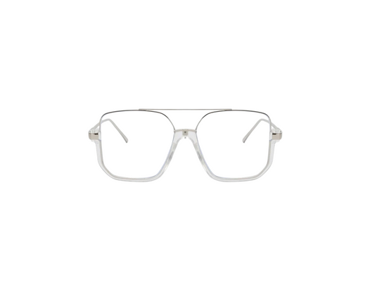 Blakely Rhode Square Frame Glasses Clear